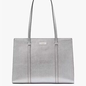 NWT Kate Spade Lunar Light Kenzie Metallic Large Tote